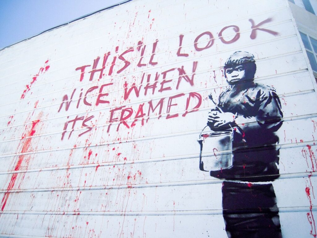 Malaga showcases a new exhibition of works by British street artist, Banksy